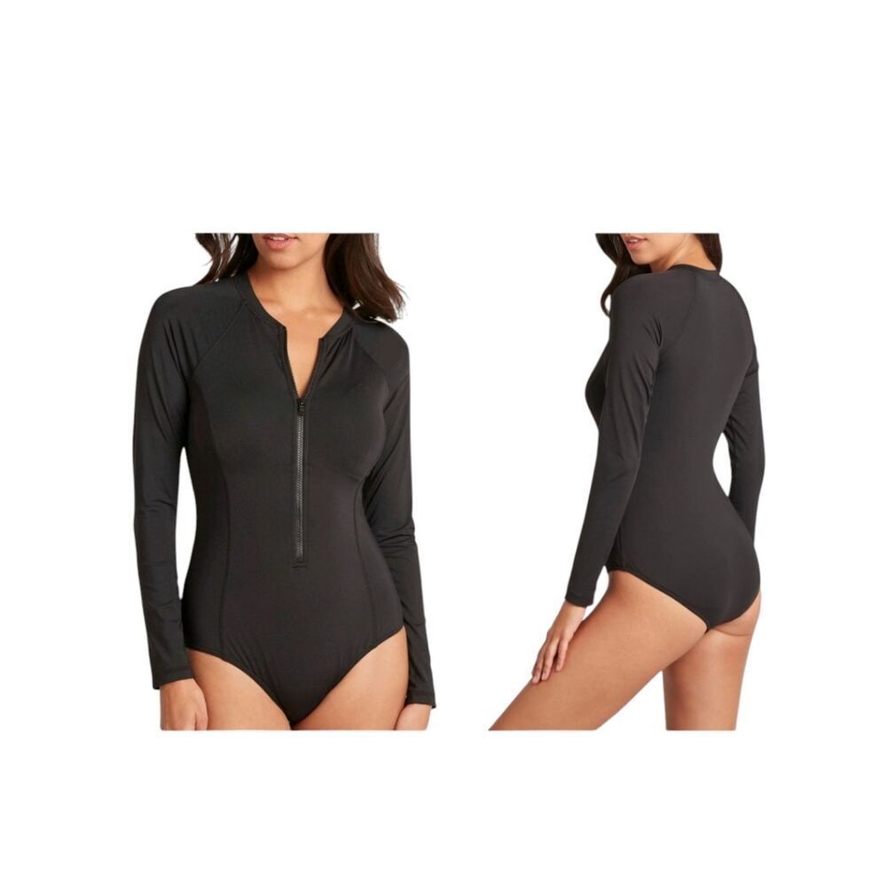 NWT Sea Level Long Sleeve One-Piece Swimsuit US Size 14 $124